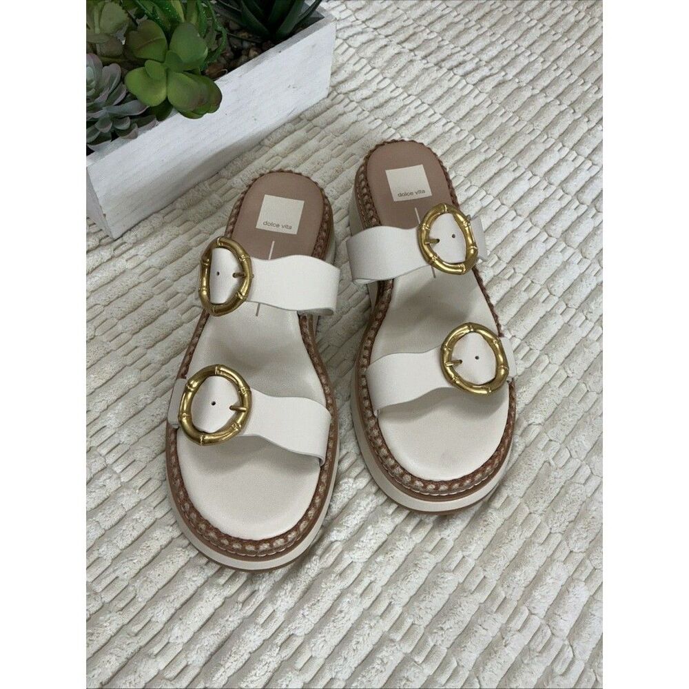 Dolce Vita Beige Women's Sandals Size 9.5 - Picture 1 of 6